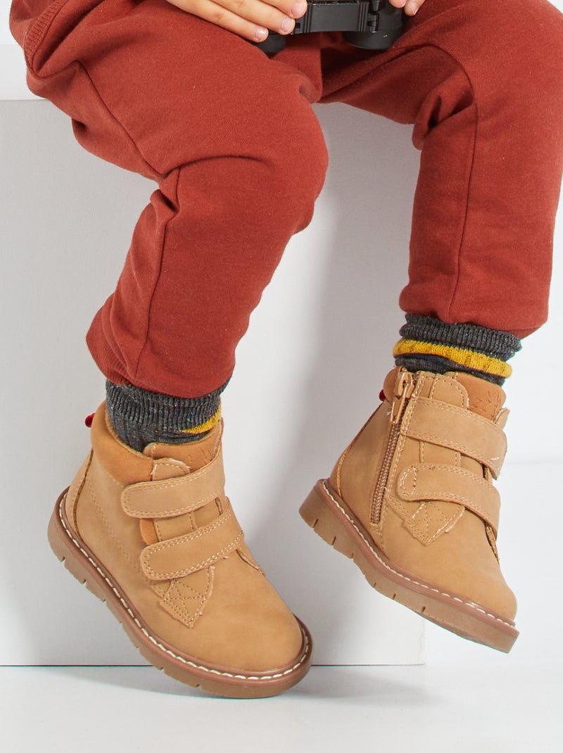 Botas subidas Castanho - Kiabi