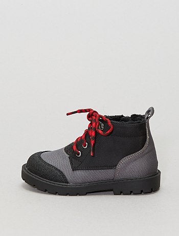 Botas subidas em material têxtil - Kiabi