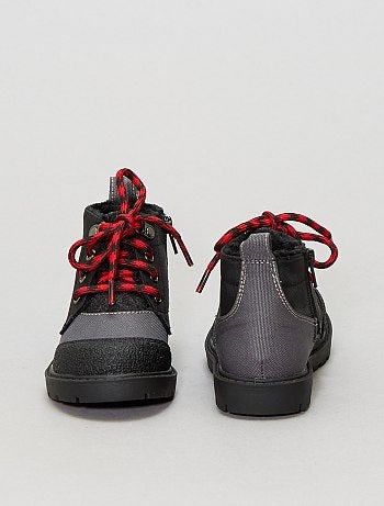 Botas subidas em material têxtil - Kiabi