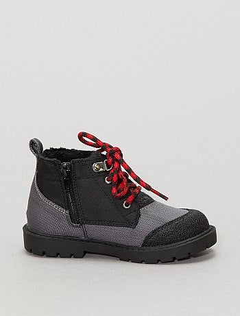 Botas subidas em material têxtil - Kiabi