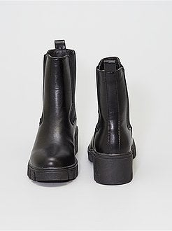 Botas tipo chelsea com sola dentada - Kiabi