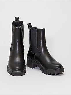 Botas tipo chelsea com sola dentada - Kiabi