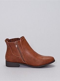 Botas tipo 'Chelsea' com tachas - Kiabi