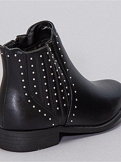 Botas tipo 'Chelsea' com tachas - Kiabi
