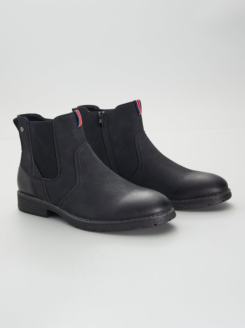 Botas tipo Chelsea PRETO - Kiabi