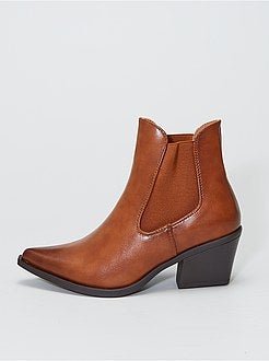 Botas westerns com salto - Kiabi
