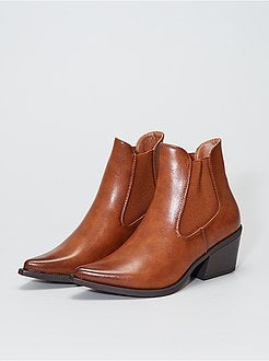 Botas westerns com salto - Kiabi