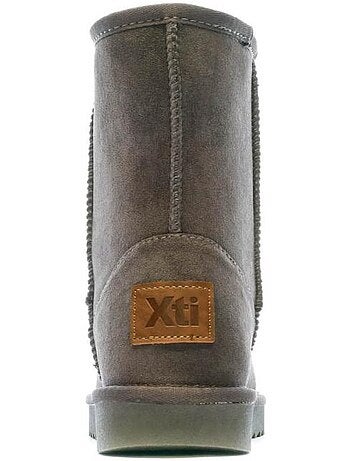 Botas xti cinzentas de mulher forradas