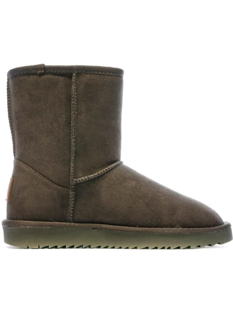 Botas xti cinzentas de mulher forradas Cinza-prateado - Kiabi