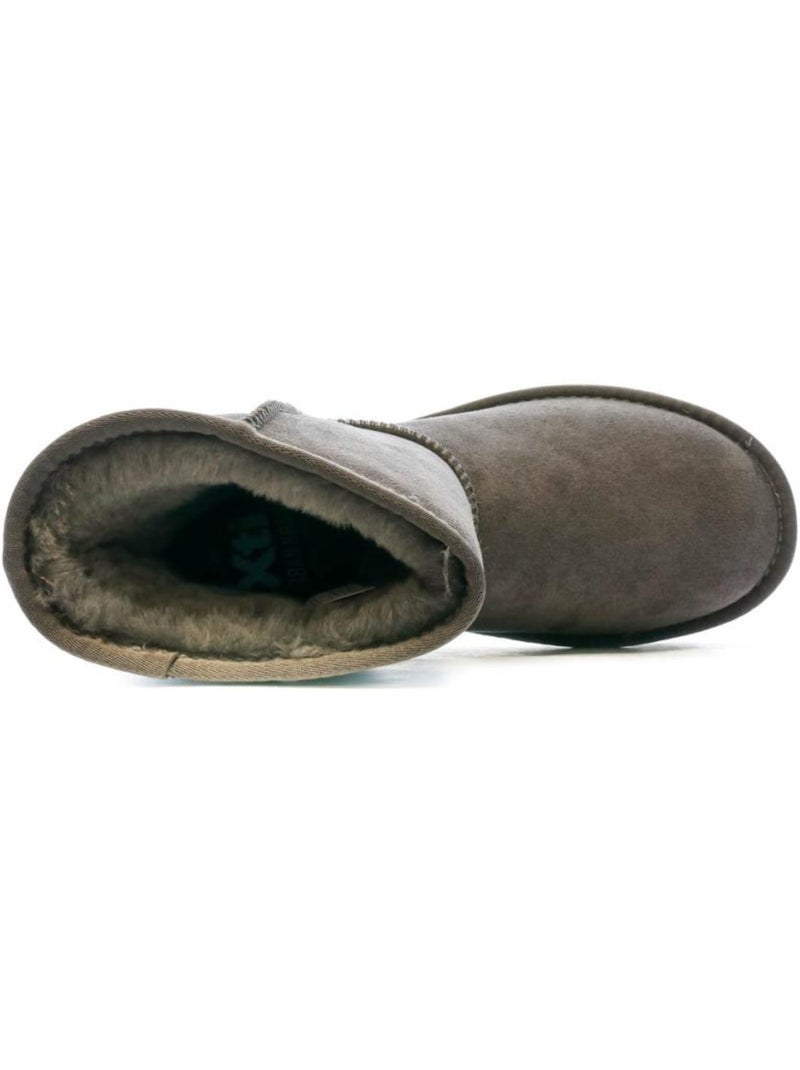 Botas xti cinzentas de mulher forradas Cinza-prateado - Kiabi