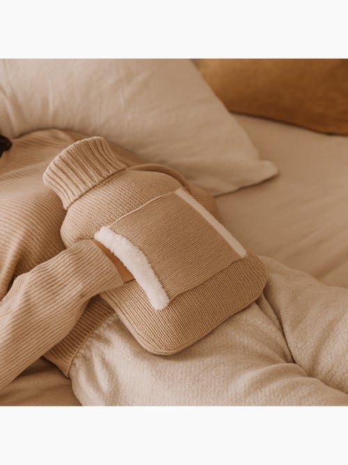 Botija de água quente com bolso aquece-mãos - Kiabi