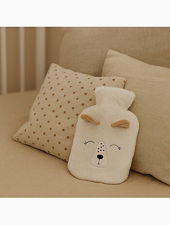 Botija de água quente com capa macia motivo corça