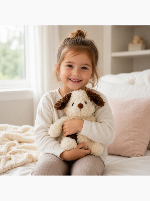 Botija térmica de peluche 2 em 1 em forma de cão - Kiabi