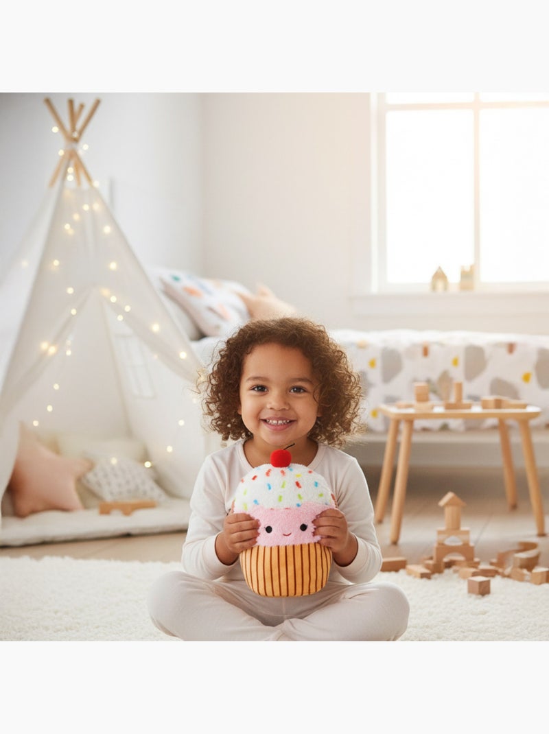 Botija térmica de peluche 2 em 1 em forma de cupcake Multicolorido - Kiabi