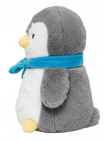 Botija térmica de peluche 2 em 1 em forma de pinguim
