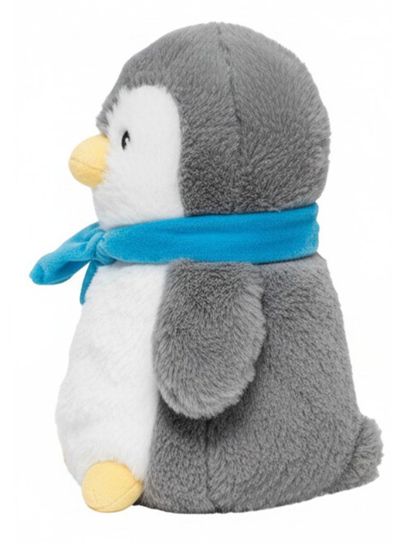 Botija térmica de peluche 2 em 1 em forma de pinguim Branco - Kiabi