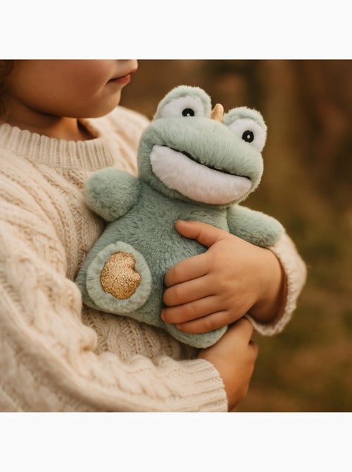 Botija térmica de peluche 2 em 1 em forma de rã - Kiabi