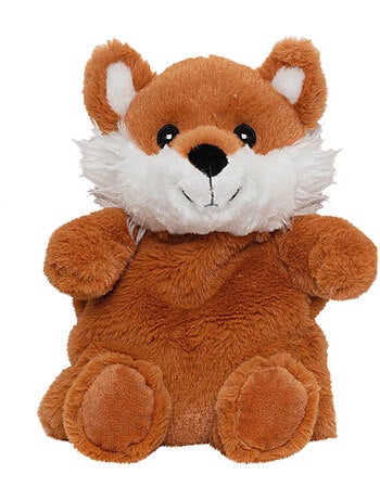 Botija térmica de peluche 2 em 1 em forma de raposa