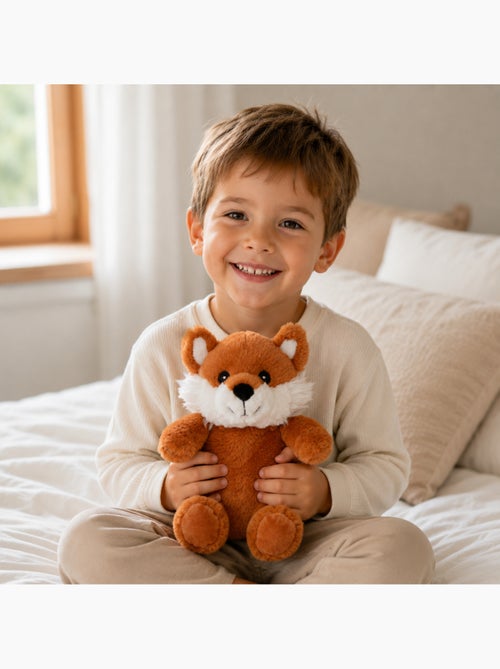 Botija térmica de peluche 2 em 1 em forma de raposa - Kiabi