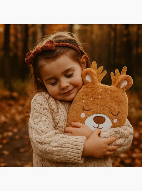 Botija térmica de peluche 2 em 1 em forma de rena - Kiabi