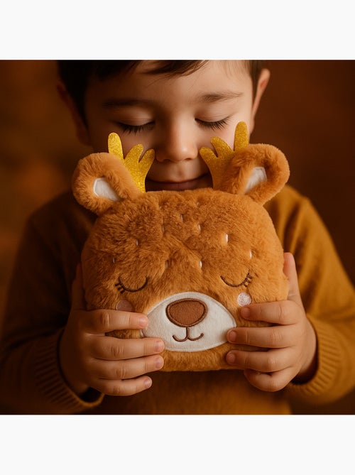 Botija térmica de peluche 2 em 1 em forma de rena - Kiabi