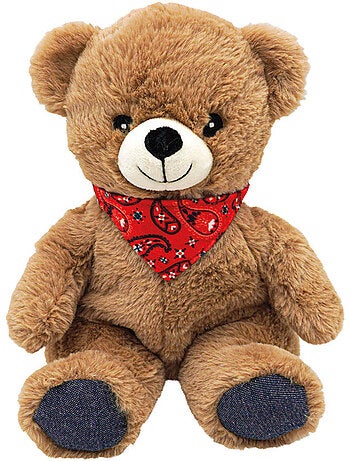 Botija térmica de peluche 2 em 1 em forma de urso