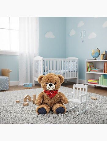 Botija térmica de peluche 2 em 1 em forma de urso