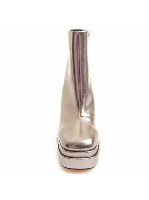 Botim Com Salto Material Sintético E Têxtil Montevita - Kiabi Botim Com Salto Material Sintético E Têxtil Montevita - Kiabi
