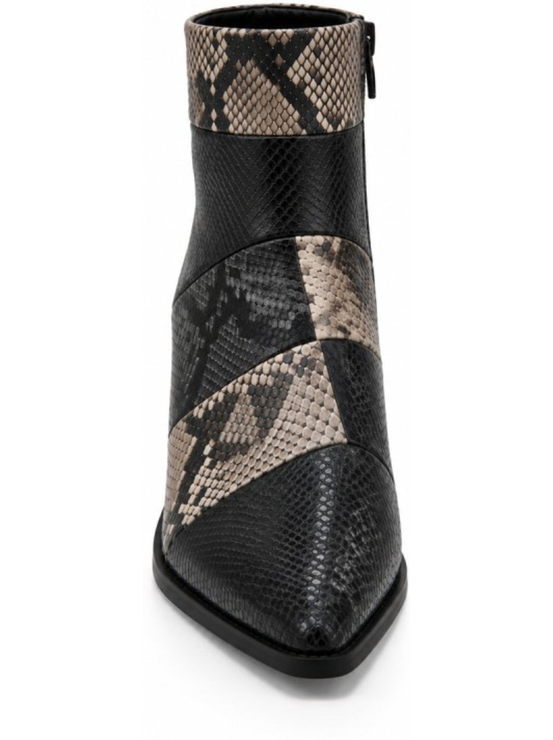 Botim couro natural montevita Preto - Kiabi