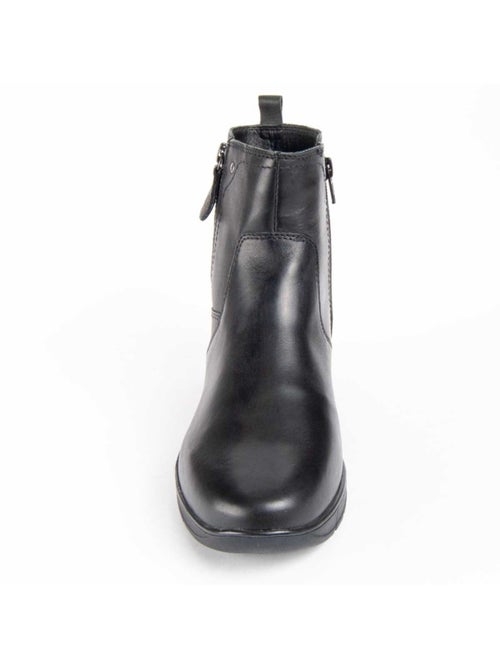 Botim Couro Natural Purapiel - Kiabi