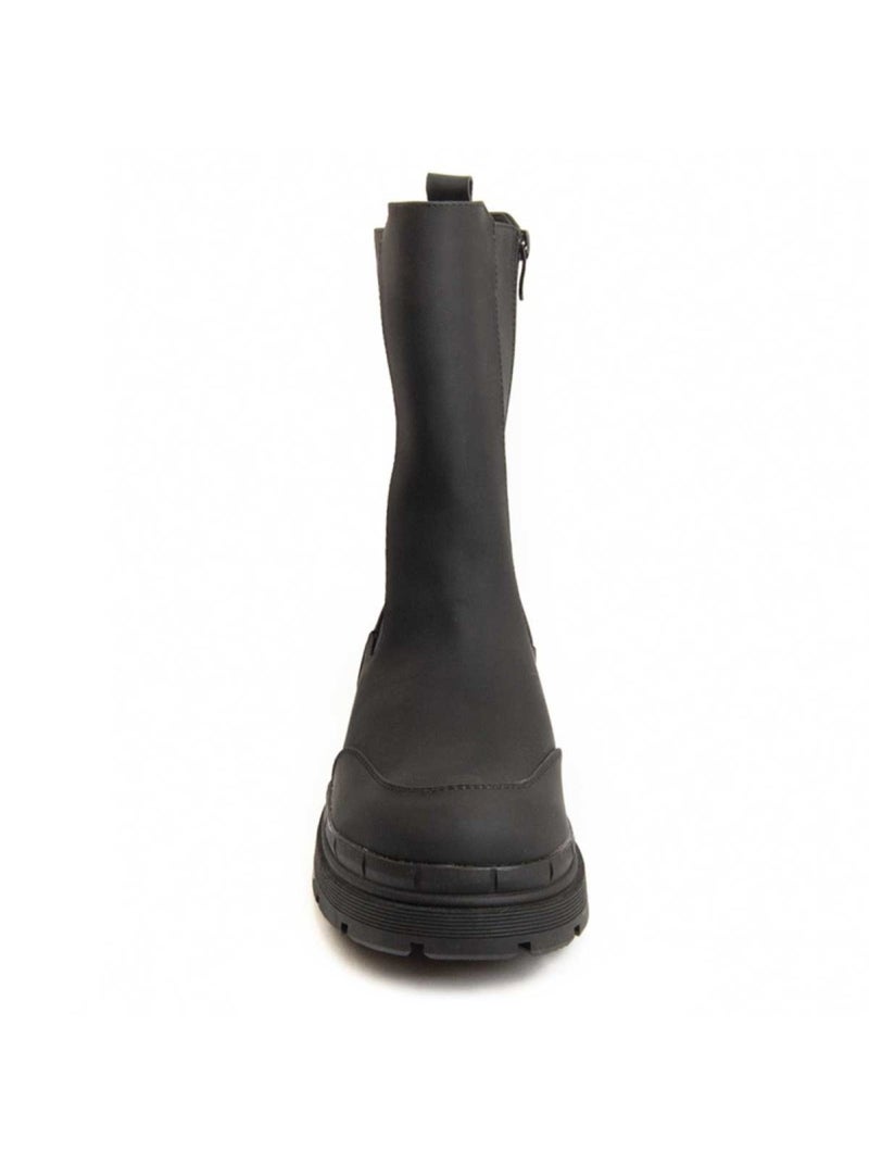 Botim De Plataforma Material Sintético Montevita Preto - Kiabi