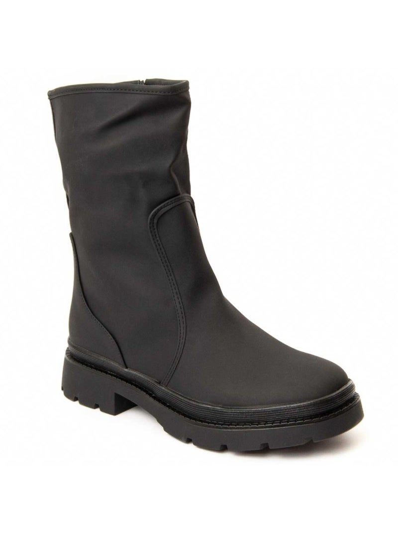 Botim De Plataforma Material Sintético Montevita Preto - Kiabi