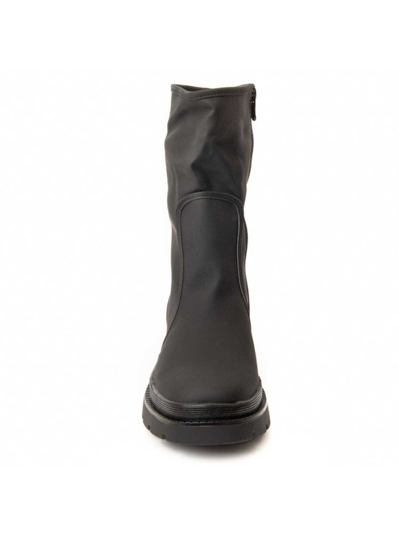 Botim De Plataforma Material Sintético Montevita Preto - Kiabi