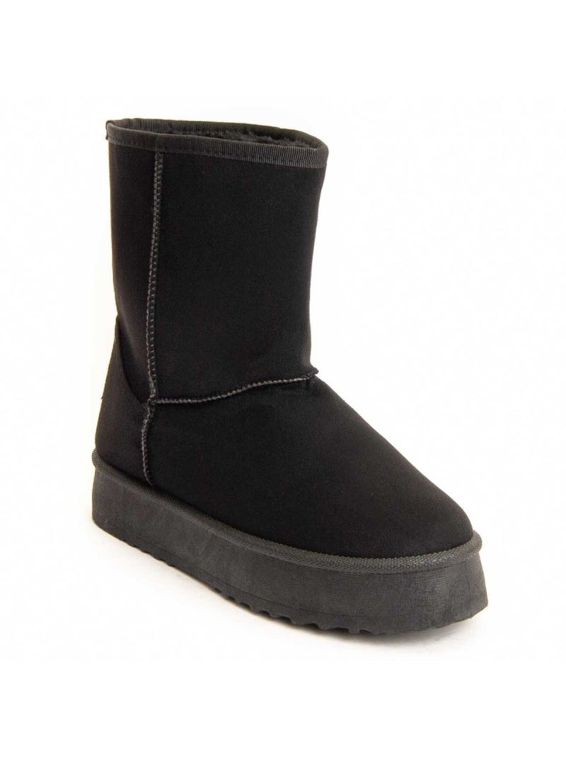 Botim De Plataforma Material Sintético Montevita Preto - Kiabi