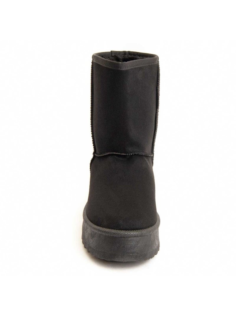 Botim De Plataforma Material Sintético Montevita Preto - Kiabi