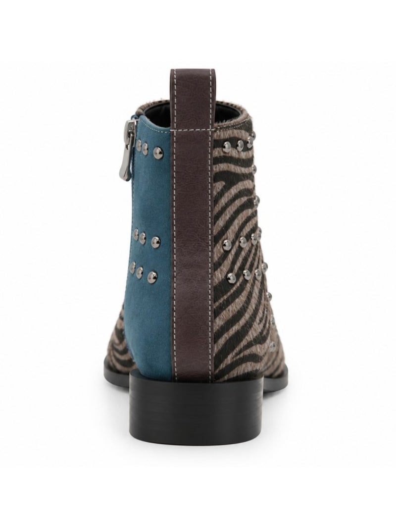Botim material sintético montevita Azul - Kiabi