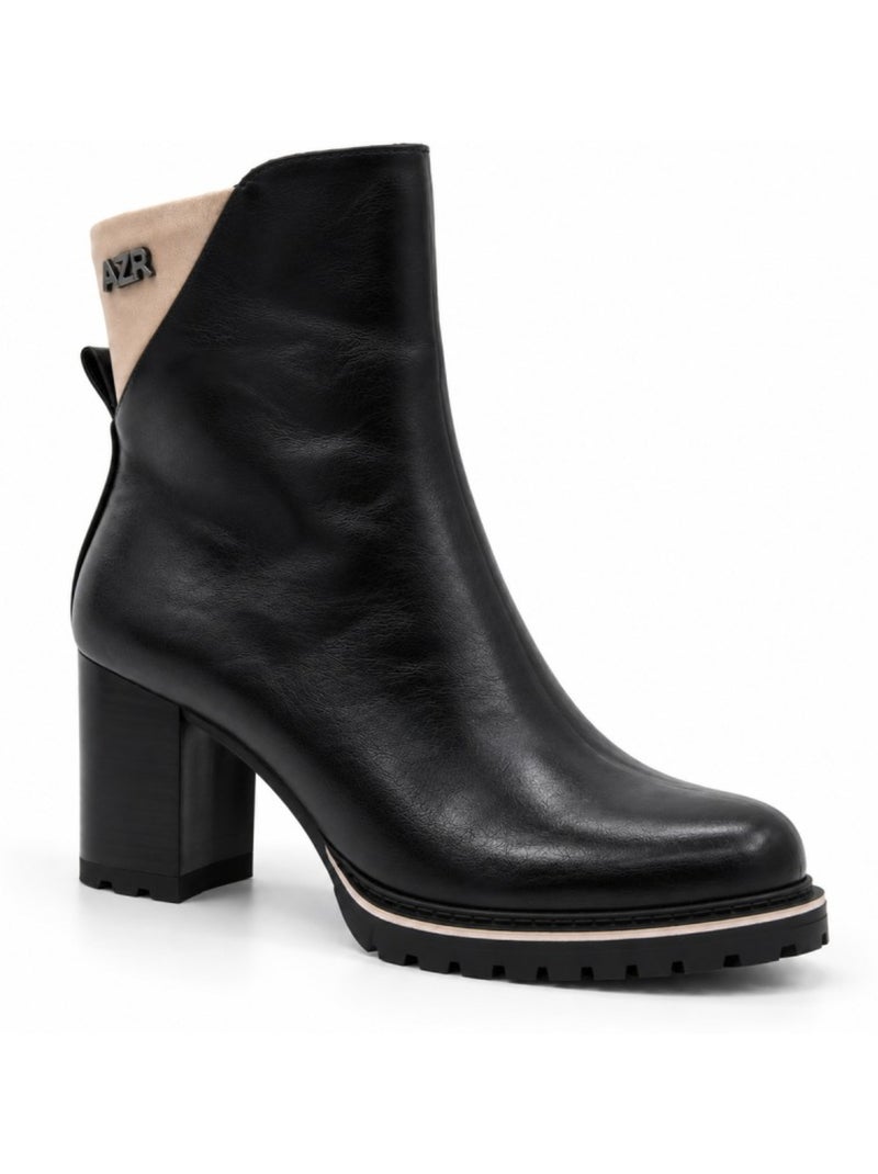Botim material sintético montevita Preto - Kiabi