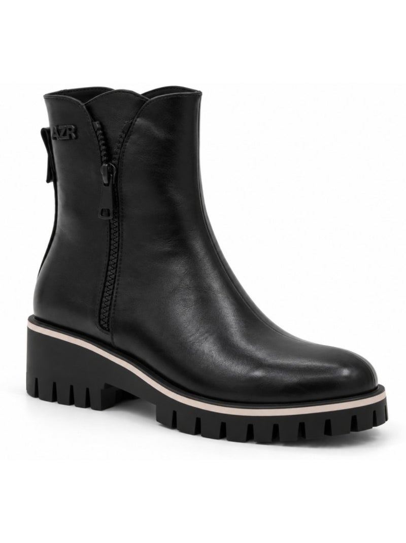 Botim material sintético montevita Preto - Kiabi