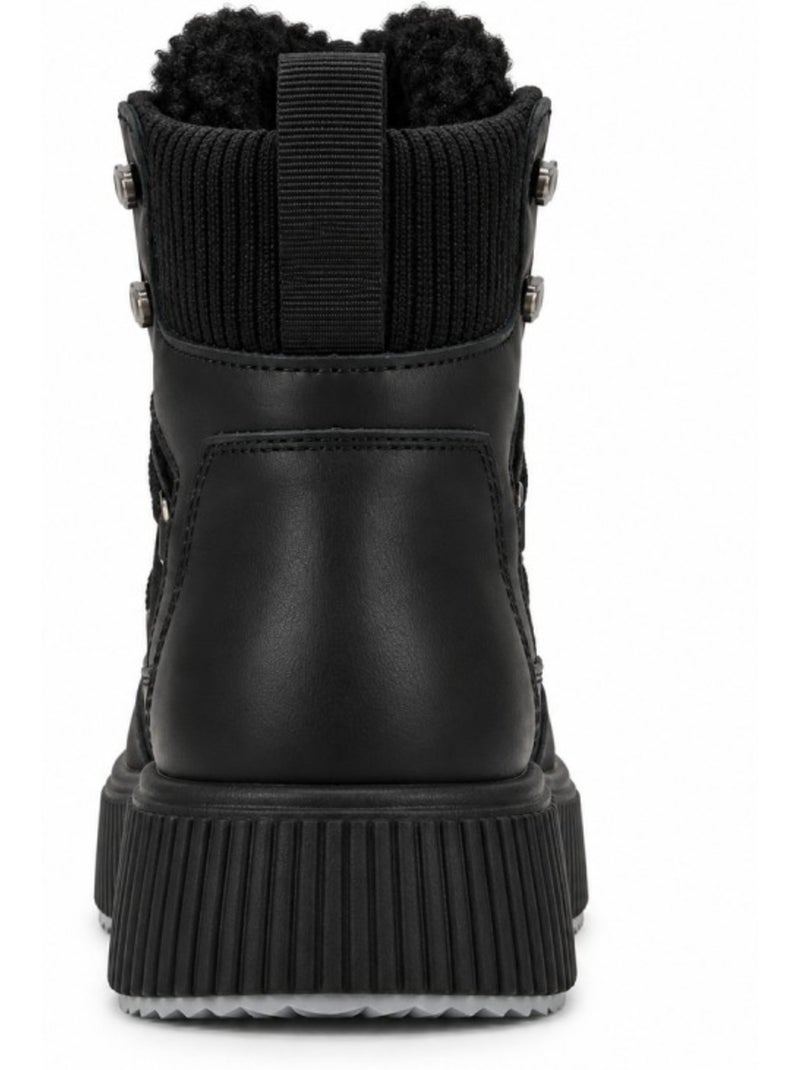 Botim material sintético montevita Preto - Kiabi