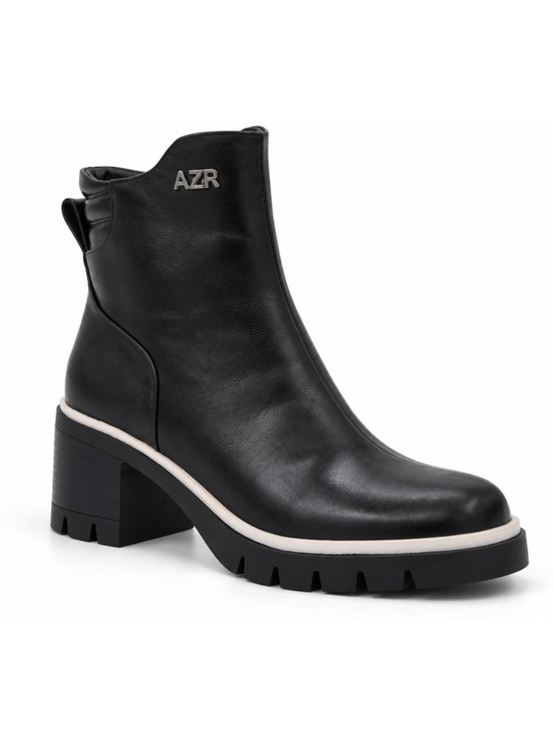 Botim material sintético montevita Preto - Kiabi