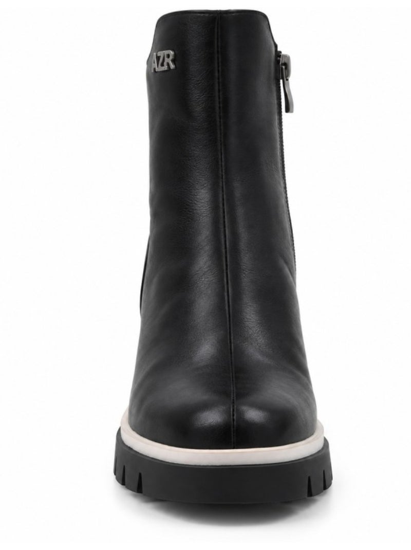 Botim material sintético montevita Preto - Kiabi