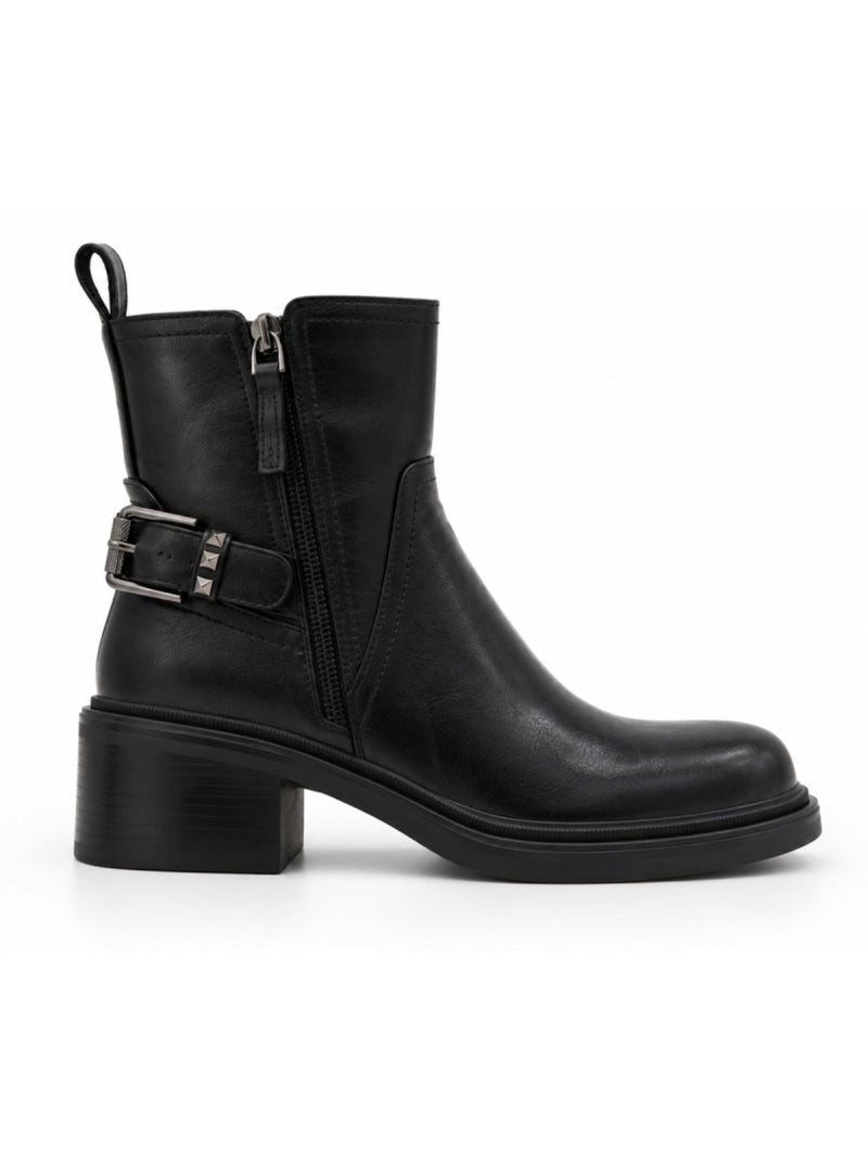 Botim material sintético montevita Preto - Kiabi