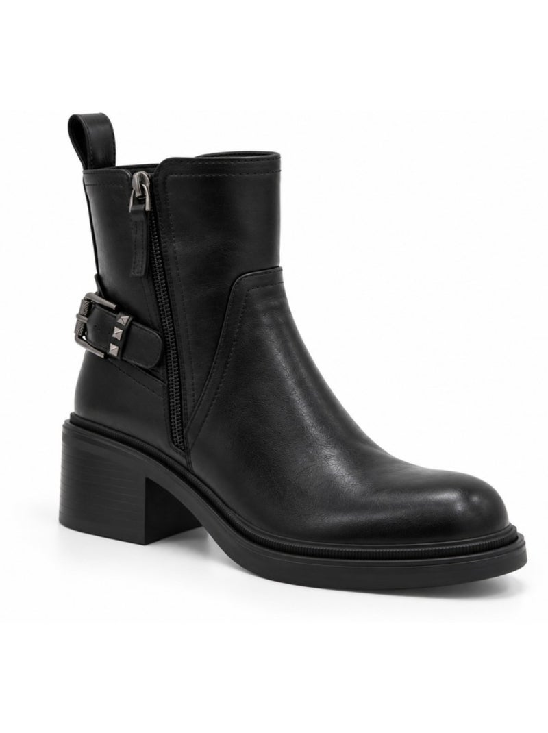 Botim material sintético montevita Preto - Kiabi