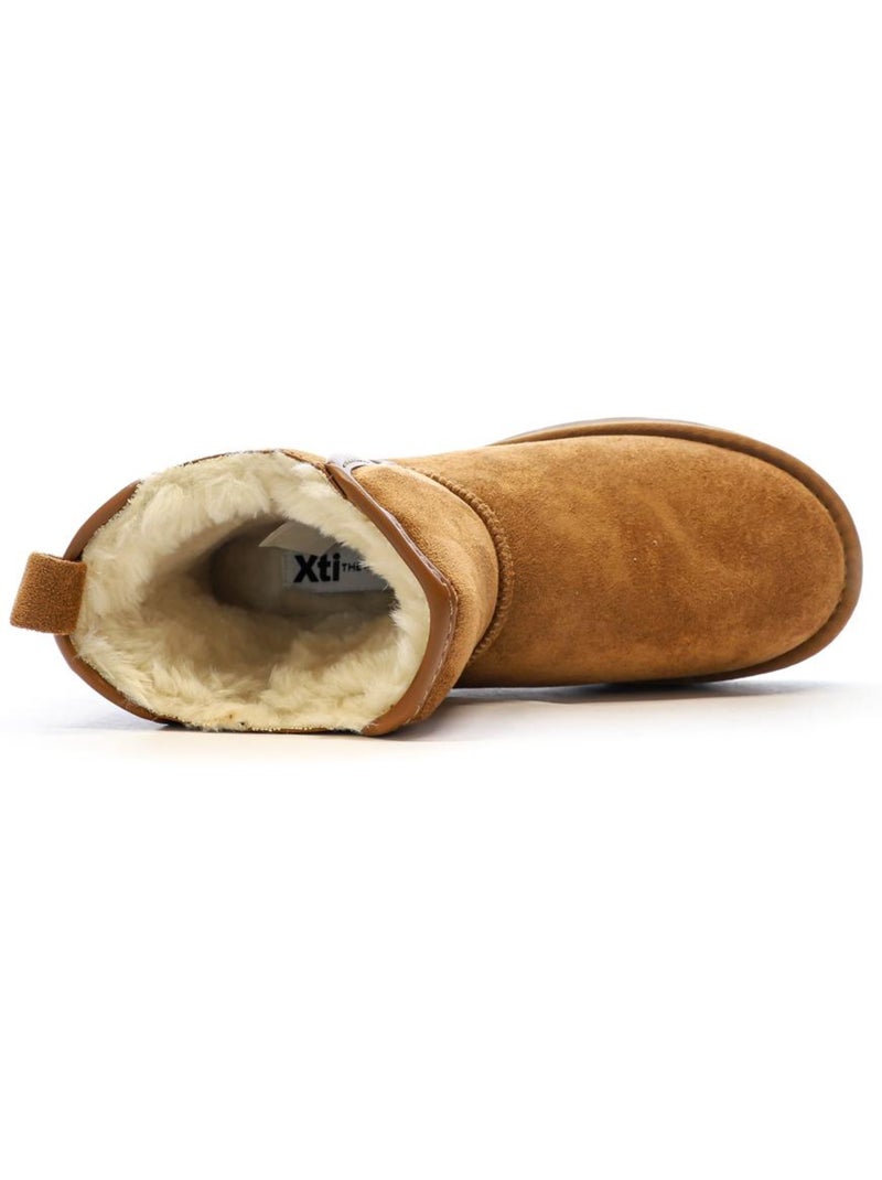 Botins camel xti para mulher Castanho-capuccino - Kiabi