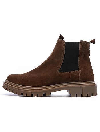 Botins castanhos kaporal delsea para homem