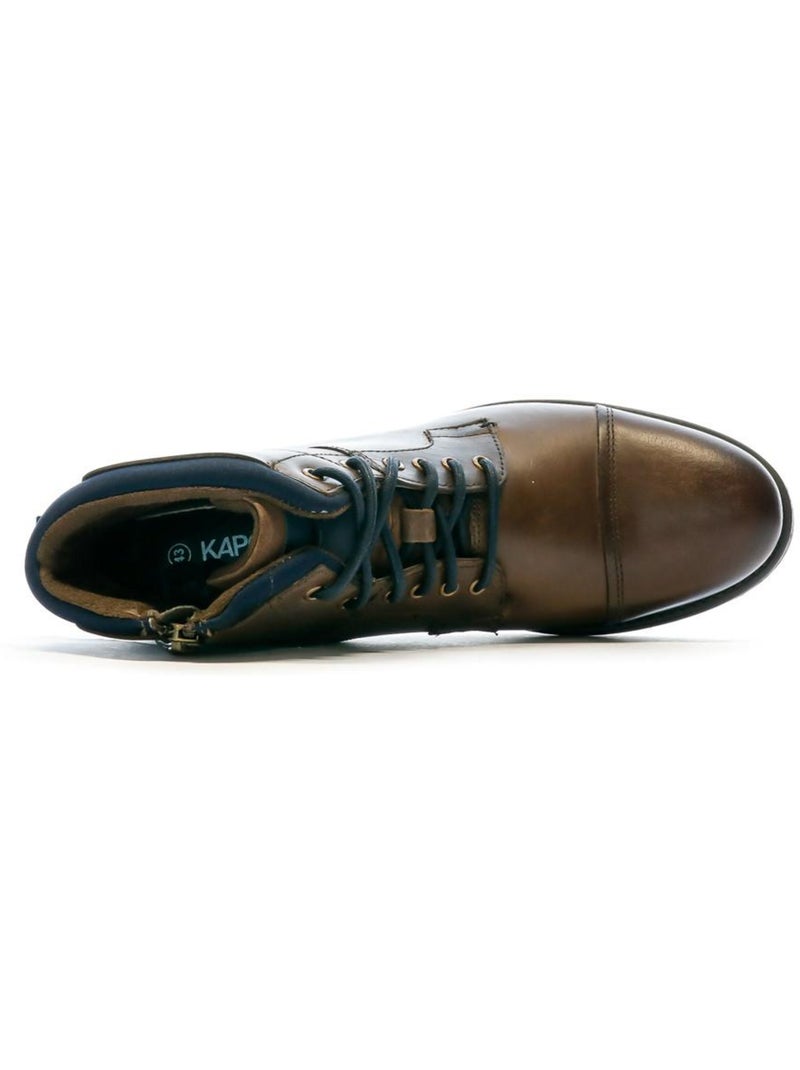 Botins Castanhos Kaporal Guilde para Homem Castanho-capuccino - Kiabi