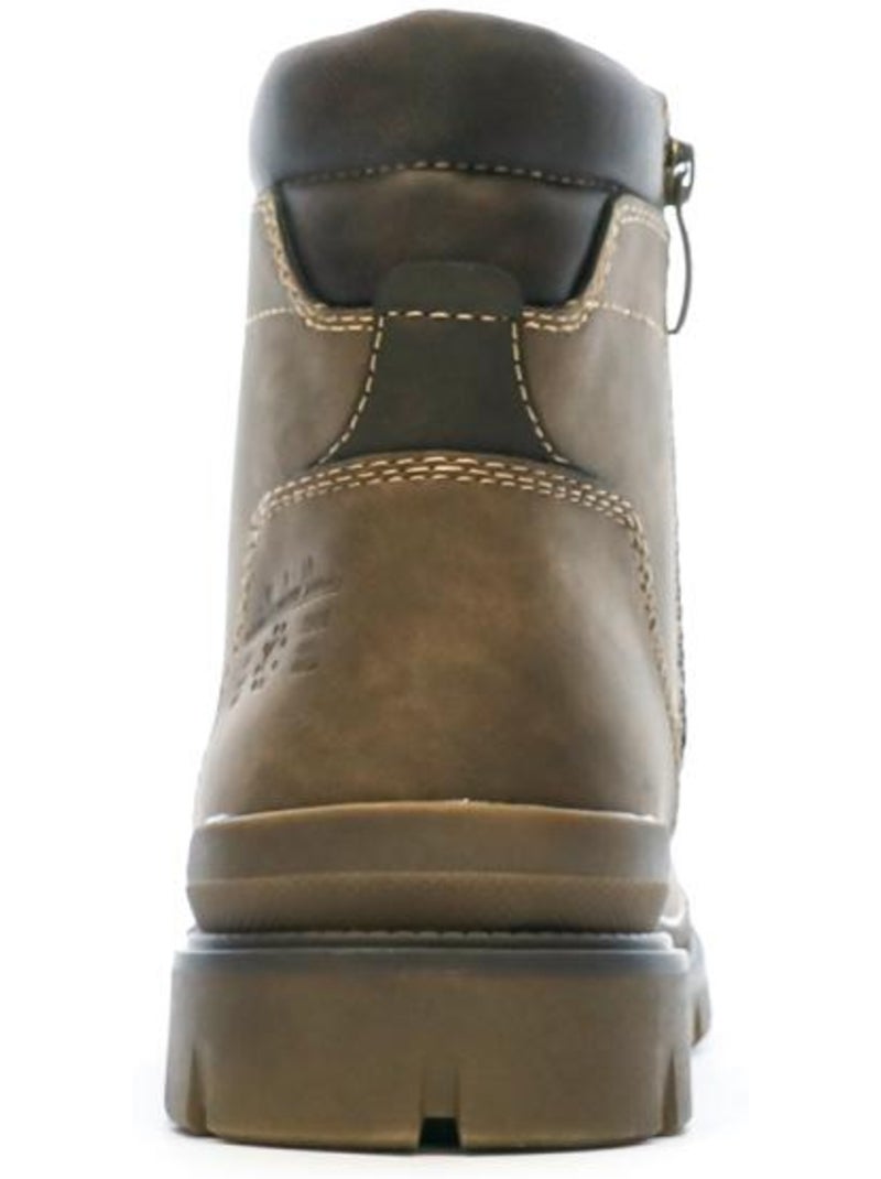 Botins castanhos para homem relife vifrone Castanho-capuccino - Kiabi