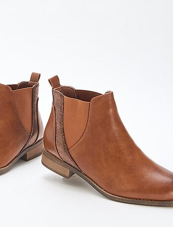 Botins Chelsea brilhantes