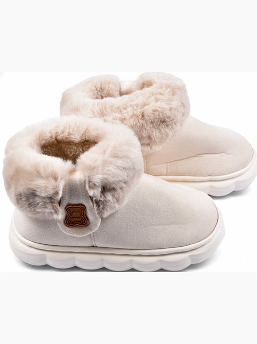 Botins Chinelos Rapariga Quentes e Leves MP9760 - Kiabi Botins Chinelos Rapariga Quentes e Leves MP9760 - Kiabi