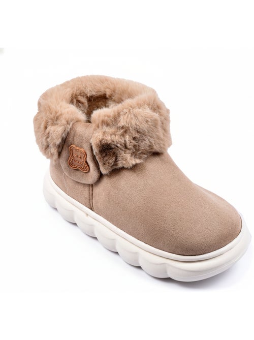 Botins Chinelos Rapariga Quentes e Leves MP9760 - Kiabi